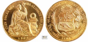 Pérou - République (1821 à nos jours) -100 soles 1962 Lima