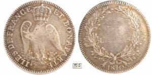 Réunion et Maurice - Napoléon Ier (1804-1814) - 10 livres "piastre Decaen" 1810 Port-Louis