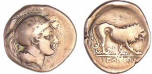Italie - Lucanie - Vélia - Statère (350-281 av. J.-C.)