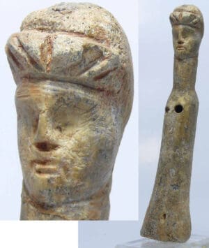 Egypte - Epoque Copte - Grande poupée en os - 600-800 ap. J.-C.
