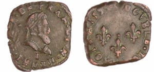 Henri IV (1589-1610) - Double tournois - 1594 I (Limoges)