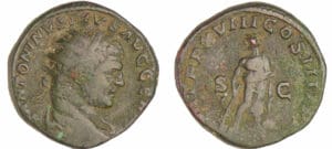 Caracalla - Dupondius (215, Rome)