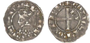 Provence - Charles II d'Anjou - Double denier (Saint-Rémy)