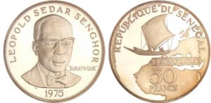 Sénégal - 50 francs 1975 PROOF