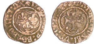 Dombes - Pierre II de Bourbon - Denier (Trévoux)