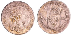 Italie - Tassarolo - Imitation du 1/12 d'écu des Dombes 1666