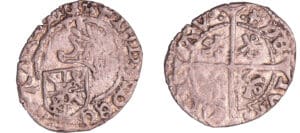 Principauté d'Orange - Jean II de Chalon - Double de billon (Orange)