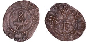 Principauté d'Orange - Guillaume de Chalon - Denier (Orange)