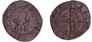 Principauté d'Orange - Raymond III - Petit denier ou Obole au cornet (Orange)
