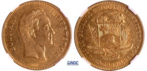 Vénézuela - 100 bolivares 1889