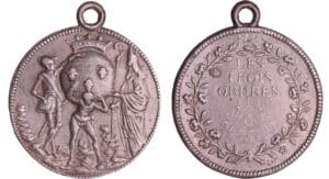 France - Révolution - Médaille populaire pour la réunion des trois ordres le 27 juin 1789