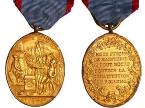 France - Révolution - Médaille par Dupré en l'honneur du serment prononcé par les Fédérés, 14 juillet 1790