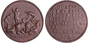 France - Révolution - Médaille destruction de la Bastille, 1790