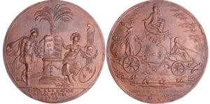 France - Révolution - Médaille départ des trois ordres pour Versailles, 1790
