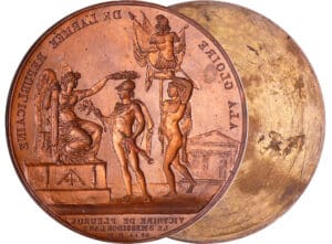 France - Révolution - Matrice, à la gloire de l'armée républicaine, victoire de Fleurus, 1794