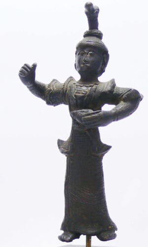 Asie - Birmanie - Statuette en bronze - 1890 environ