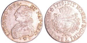 Louis XVI (1774-1792) - Ecu aux branches d’olivier - 1775 L (Bayonne)