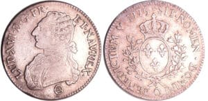 Louis XVI (1774-1792) - Ecu aux branches d’olivier - 1775 Q (Perpignan)