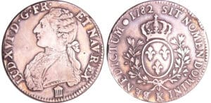 Louis XVI (1774-1792) - Ecu aux branches d’olivier - 1782 K (Bordeaux)