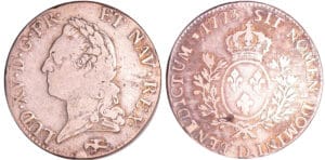 Louis XV (1715-1774) - Ecu à la vieille tête - 1773 D (Lyon)