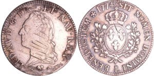 Louis XV (1715-1774) - Ecu à la vieille tête - 1774 L (Bayonne)