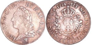 Louis XV (1715-1774) - Ecu à la vieille tête - 1774 I (Limoges)