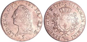 Louis XV (1715-1774) - Ecu de Béarn à la vieille tête - 1772 (Pau)