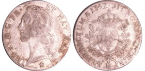 Louis XV (1715-1774) - Ecu au bandeau - 1742 H (La Rochelle)