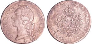 Louis XV (1715-1774) - Ecu au bandeau - 1745 Q (Perpignan)