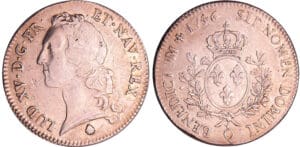Louis XV (1715-1774) - Ecu au bandeau - 1746 Q (Perpingan)