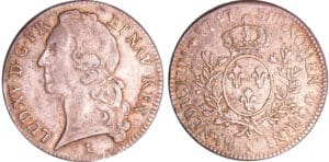 Louis XV (1715-1774) - Ecu au bandeau - 1747 N (Montpellier)
