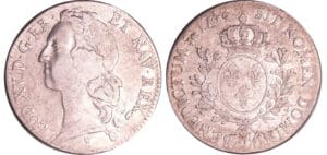 Louis XV (1715-1774) - Ecu au bandeau - 1748 T (Nantes)