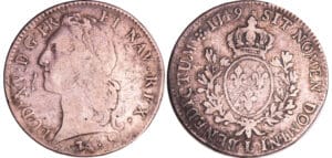 Louis XV (1715-1774) - Ecu au bandeau - 1749 L (Bayonne)