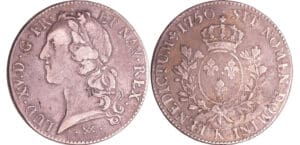Louis XV (1715-1774) - Ecu au bandeau - 1750 K (Bordeaux)