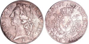 Louis XV (1715-1774) - Ecu au bandeau - 1751 T (Nantes)