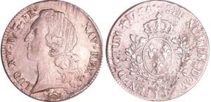 Louis XV (1715-1774) - Ecu au bandeau - 1754 L (Bayonne)