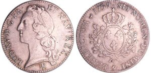 Louis XV (1715-1774) - Ecu au bandeau - 1759 9 (Rennes)