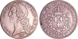 Louis XV (1715-1774) - Ecu au bandeau - 1763 K (Bordeaux)