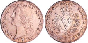 Louis XV (1715-1774) - Ecu au bandeau - 1766 L (Bayonne)