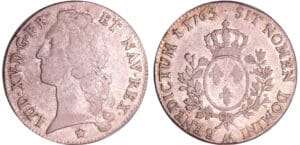 Louis XV (1715-1774) - Ecu au bandeau - 1765 AA (Metz)