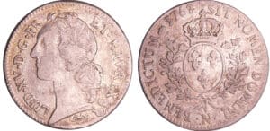Louis XV (1715-1774) - Ecu au bandeau - 1768 N Montpellier)