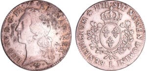 Louis XV (1715-1774) - Ecu au bandeau - 1771 L (Bayonne)