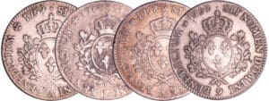 Louis XV (1715-1774) - lot de 4 Ecu au bandeau