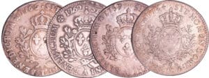 Louis XV (1715-1774) - lot de 4 Ecu au bandeau