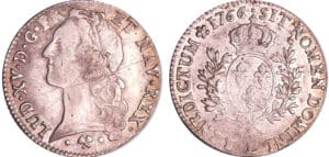 Louis XV (1715-1774) - Ecu au bandeau - 1766 L (Bayonne)