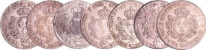 Louis XV (1715-1774) - Lot de 7 Ecu de Béarn au bandeau