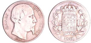 Henri V Comte de Chambord (1820-1883) - 1/2 franc 1858