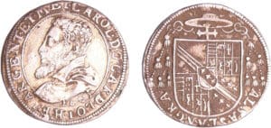 Alsace - Strasbourg - Charles de Lorraine - Quart-d'écu 1605 (Strasbourg)