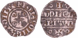 Picardie - Comté de Ponthieu - Jean II de Nesle - Denier