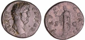 Aelius - Sesterce (137, Rome) - L'Espérance